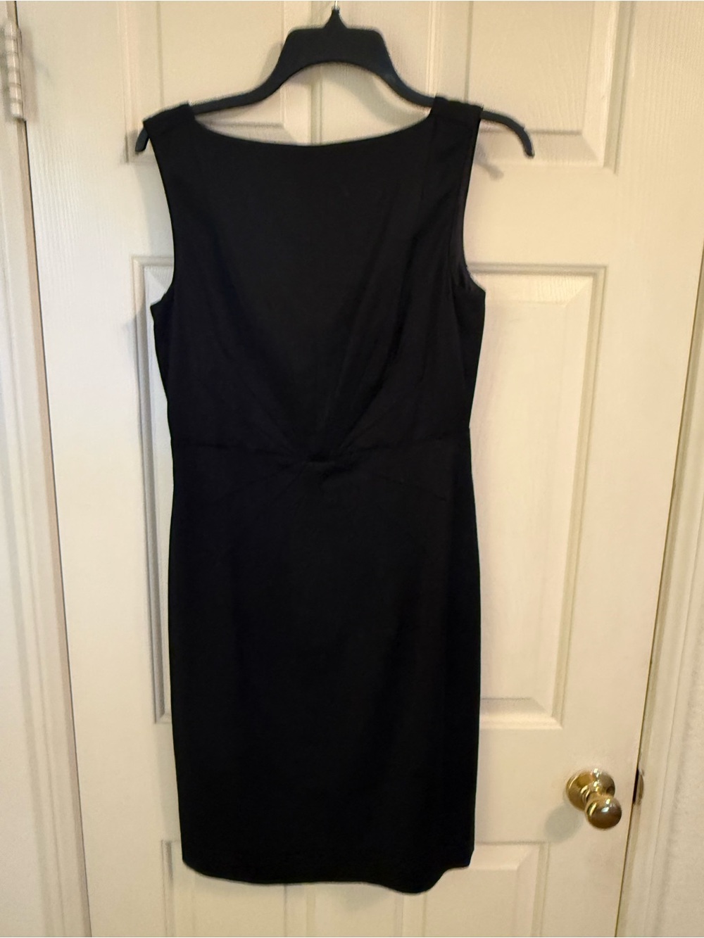 Banana Republic Black Sleeveless Sheath Dress
